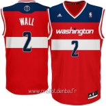 Maillot Washington Wizards No.2 John Wall Rouge