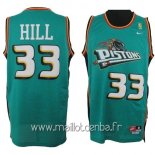 Maillot Detroit Pistons No.33 Grant Hill Vert