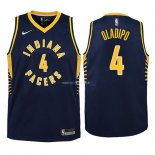 Maillot Enfants Indiana Pacers NO.4 Victor Oladipo Marine Icon 2018-19