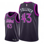 Maillot Minnesota Timberwolves Nike NO.43 Anthony Tolliver Pourpre Ville 2018/19