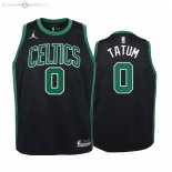 Maillot Enfant Boston Celtics NO.0 Jayson Tatum Noir Statement 2020-21