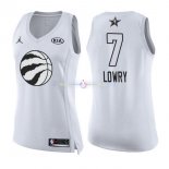 Maillot Femme 2018 All Star NO.7 Kyle Lowry Blanc