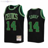 Maillot NBA Enfants Celtics NO.14 Bob Cousy Noir Hardwood Classics 2021