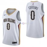 Maillot New Orleans Pelicans Nike NO.0 DeMarcus Cousins Blanc Association
