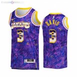 Maillot NBA Nike Los Angeles Lakers NO.3 Anthony Davis Select Series Pourpre Camouflage 2021