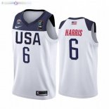 Maillot Copa Mundial de Baloncesto FIBA 2019 USA NO.6 Joe Harris Blanc