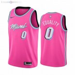 Maillot Earned Edition Miami Heat NO.0 Meyers Leonard Equality Nike Rose