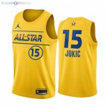 Maillot NBA 2021 All Star NO.15 Nikola Jokic Or