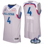 Maillot 2017 All Star NO.4 Isaiah Thomas Gray