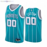 Maillot NBA Charlotte Hornets NO.00 Personnalisé Bleu Icon 2020-21