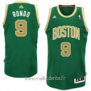 Maillot Boston Celtics No.9 Rajon Rondo Vert Or