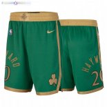 Pantalon Boston Celtics NO.20 Gordon Hayward Vert Ville 2020