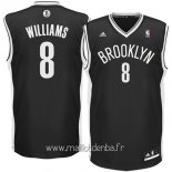 Maillot Brooklyn Nets No.8 Deron Michael Williams Noir