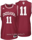Maillot NCAA Indiana Hoosiers No.11 Isiah Thomas Rouge