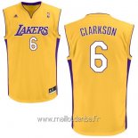 Maillot L.A.Lakers No.6 Jordan Clarkson Jaune